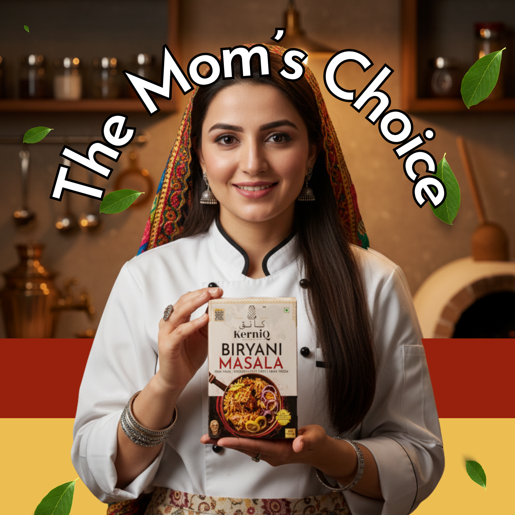 KerniQ Royal Biryani Masala 50g, Rich Flavour & Aroma, Veg & Non Veg